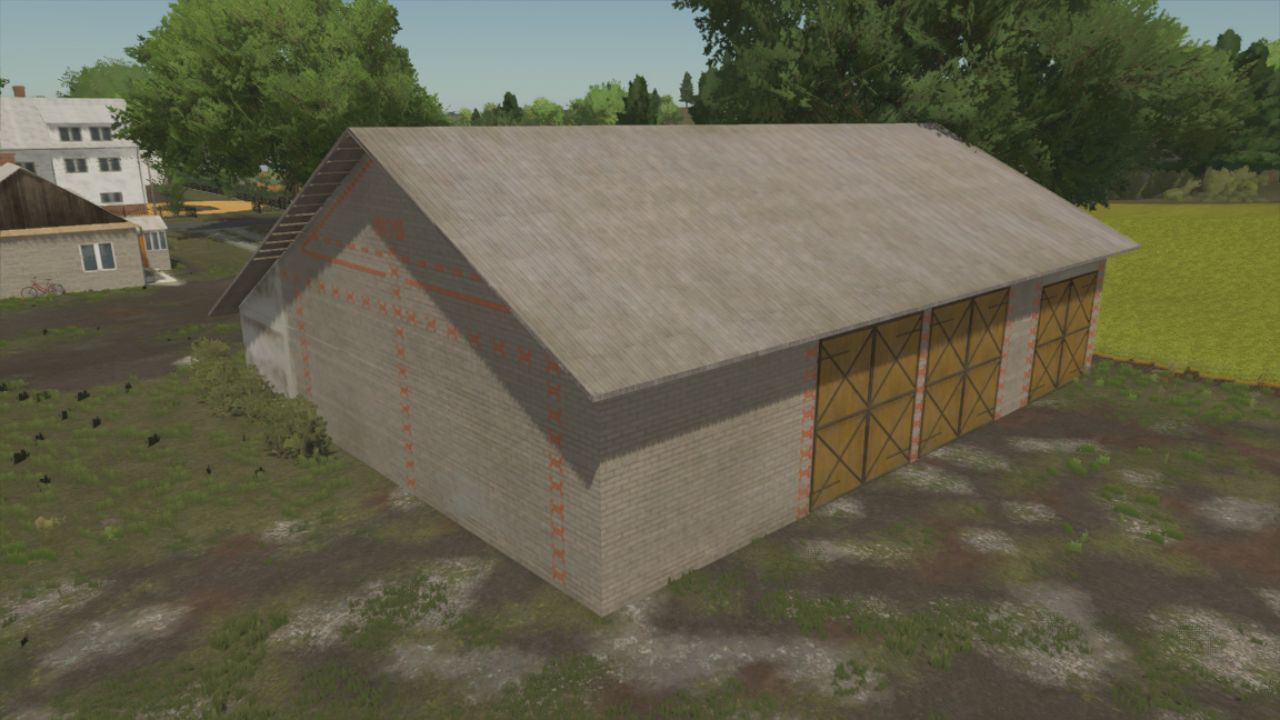 Ретро Сховище 1976 Old Storage Barn — Атмосферний Амбар для Вашої Ферми в FS25