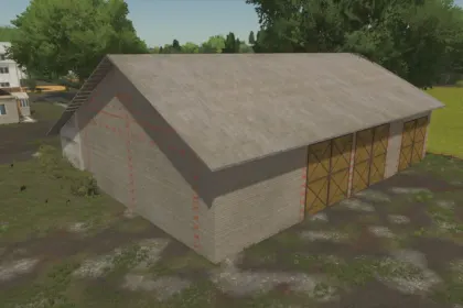 Ретро Сховище 1976 Old Storage Barn — Атмосферний Амбар для Вашої Ферми в FS25 — 2