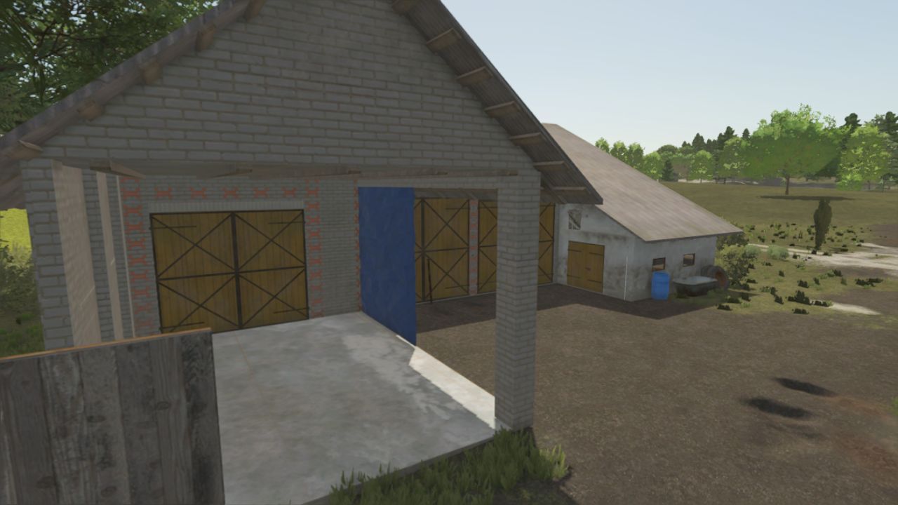 Ретро Сховище 1976 Old Storage Barn — Атмосферний Амбар для Вашої Ферми в FS25