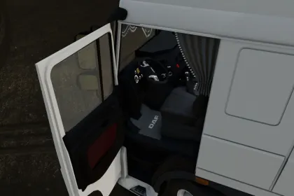 Leistungsstarker Lkw DAF XF 105 für FS25 — Tuning, Animationen und vollständige Lackierung — 2