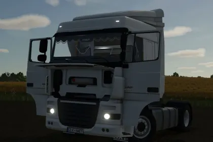 Leistungsstarker Lkw DAF XF 105 für FS25 — Tuning, Animationen und vollständige Lackierung — 3