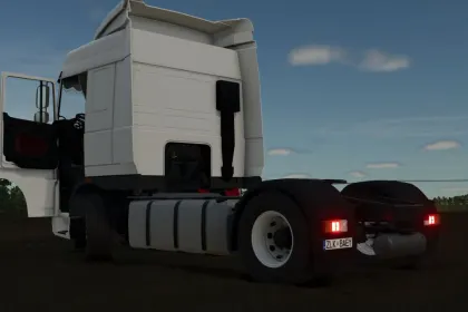 Leistungsstarker Lkw DAF XF 105 für FS25 — Tuning, Animationen und vollständige Lackierung — 4