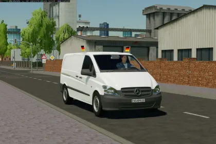 Автомобіль Mercedes-Benz Vito W639r Lang для Farming Simulator 22