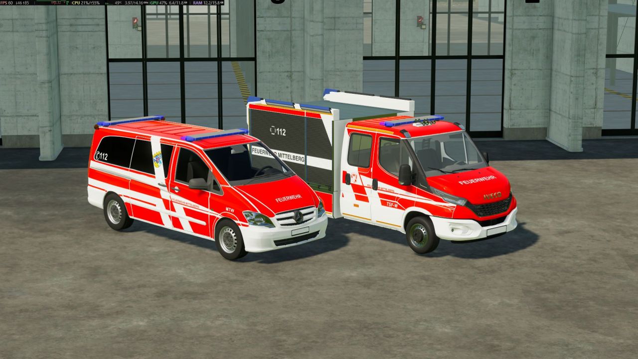 Автомобіль Mercedes-Benz Vito W639r Lang для Farming Simulator 22