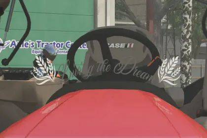 "Living the Dream" Window Sticker for Farming Simulator 25