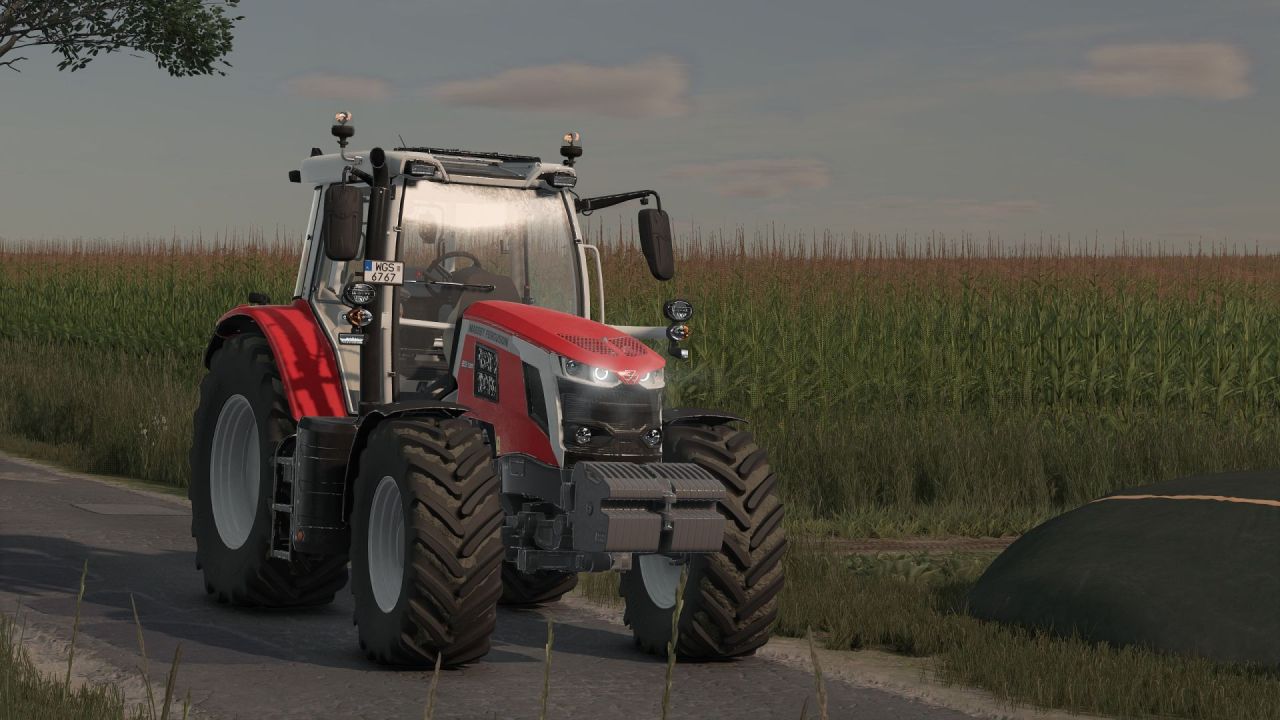 Traktor Massey Ferguson 6S do Farming Simulator 25