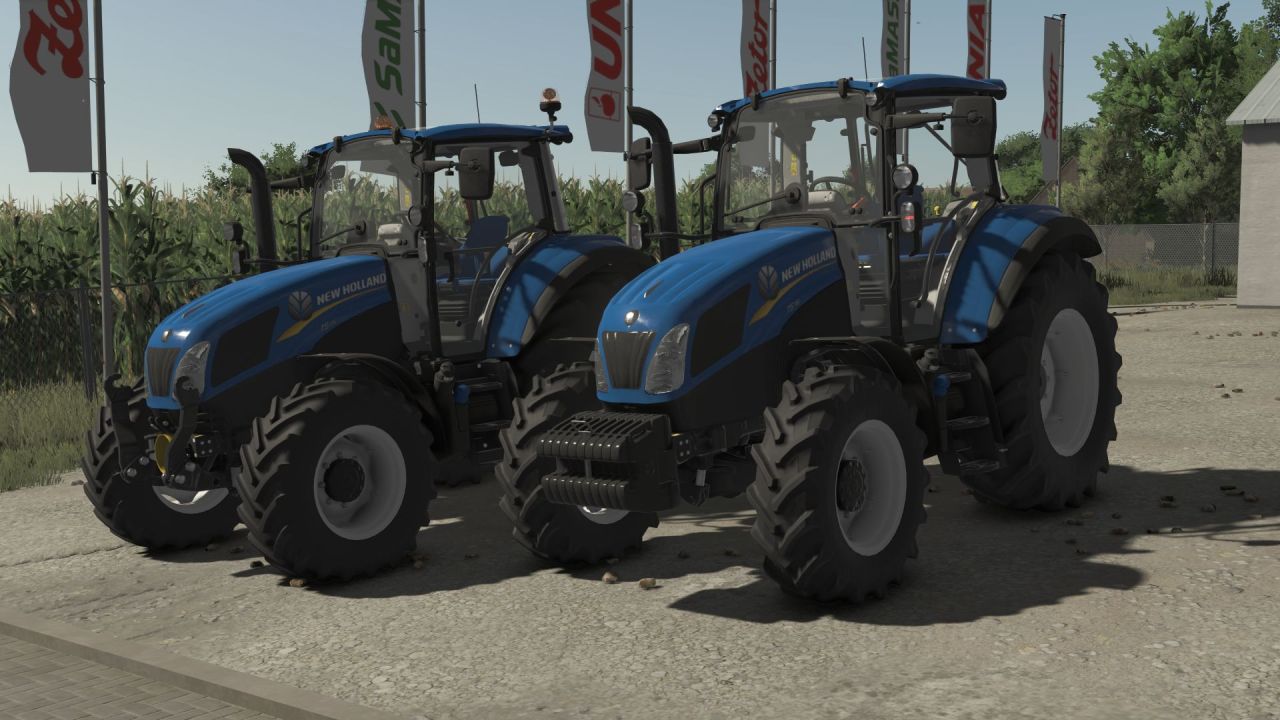 Potężny New Holland T5 Utility Pack + Ładowarka Czołowa 750TL do Farming Simulator 25