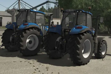 Потужний New Holland T5 Utility Pack + Фронтальний Навантажувач 750TL для Farming Simulator 25 — 2