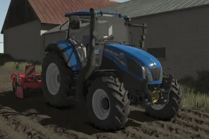 Потужний New Holland T5 Utility Pack + Фронтальний Навантажувач 750TL для Farming Simulator 25 — 3