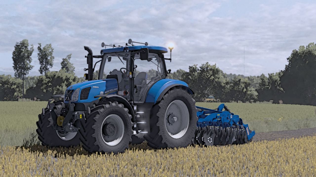 Traktor New Holland T6000 Edit do Farming Simulator 25