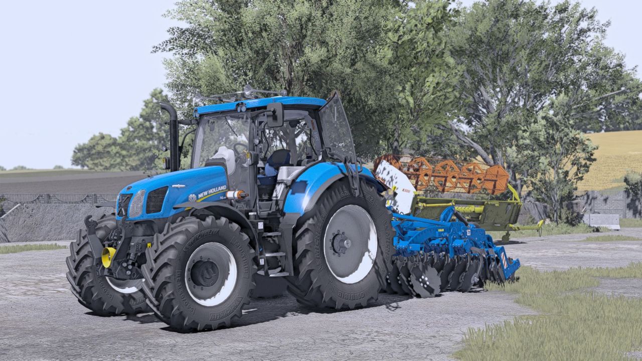 Traktor New Holland T6000 Edit do Farming Simulator 25