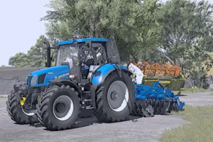 Traktor New Holland T6000 Edit do Farming Simulator 25 — 4