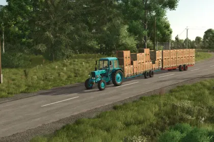 Ефективний Контейнеровоз VUK-3 для Садів у Farming Simulator 25