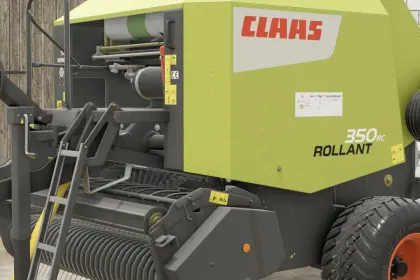 Baler Claas Rollant 350 RotoCut for Farming Simulator 25 — 4