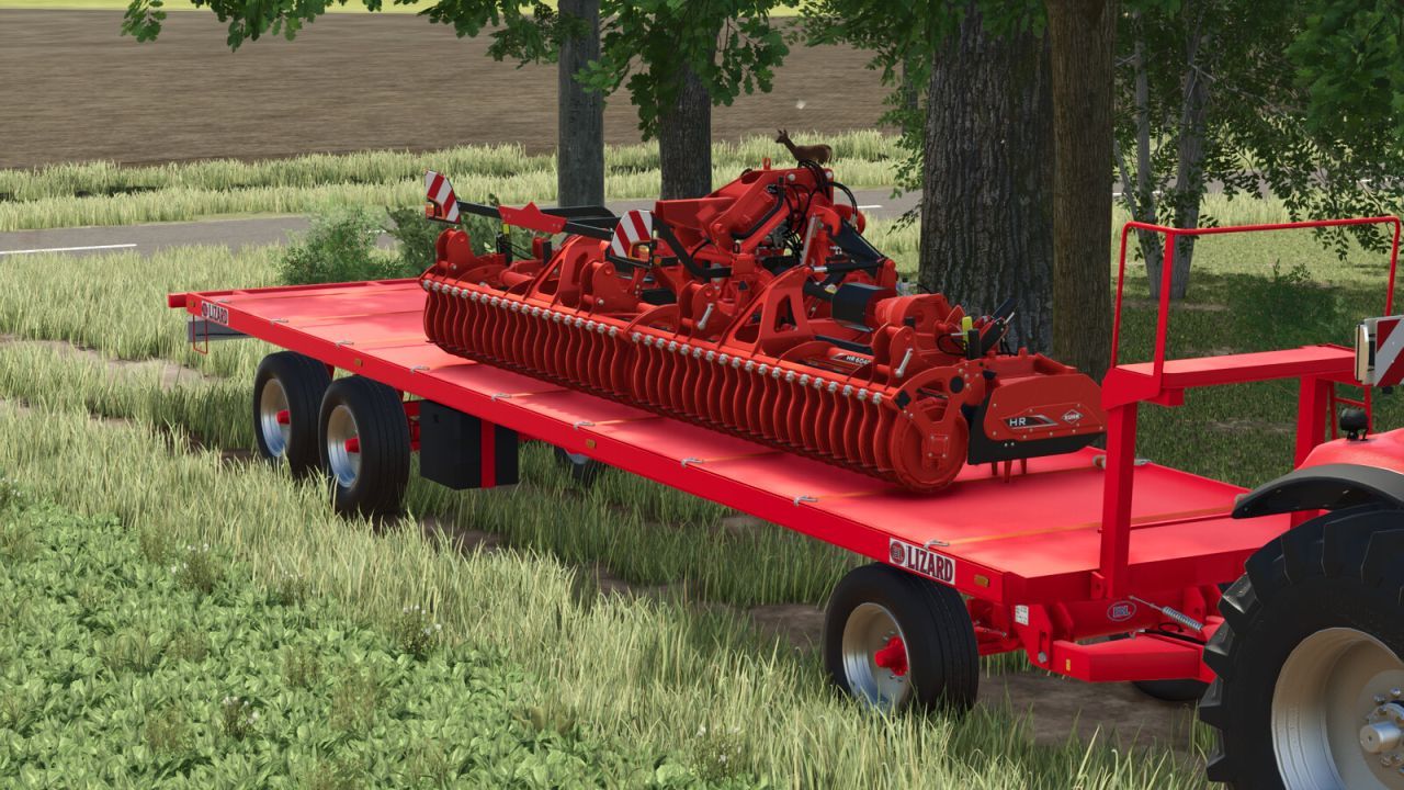 Robuster Anhänger-Plattform Lizard Platform PM 1180/200 — Automatisches Laden von Ballen und Palox für FS25