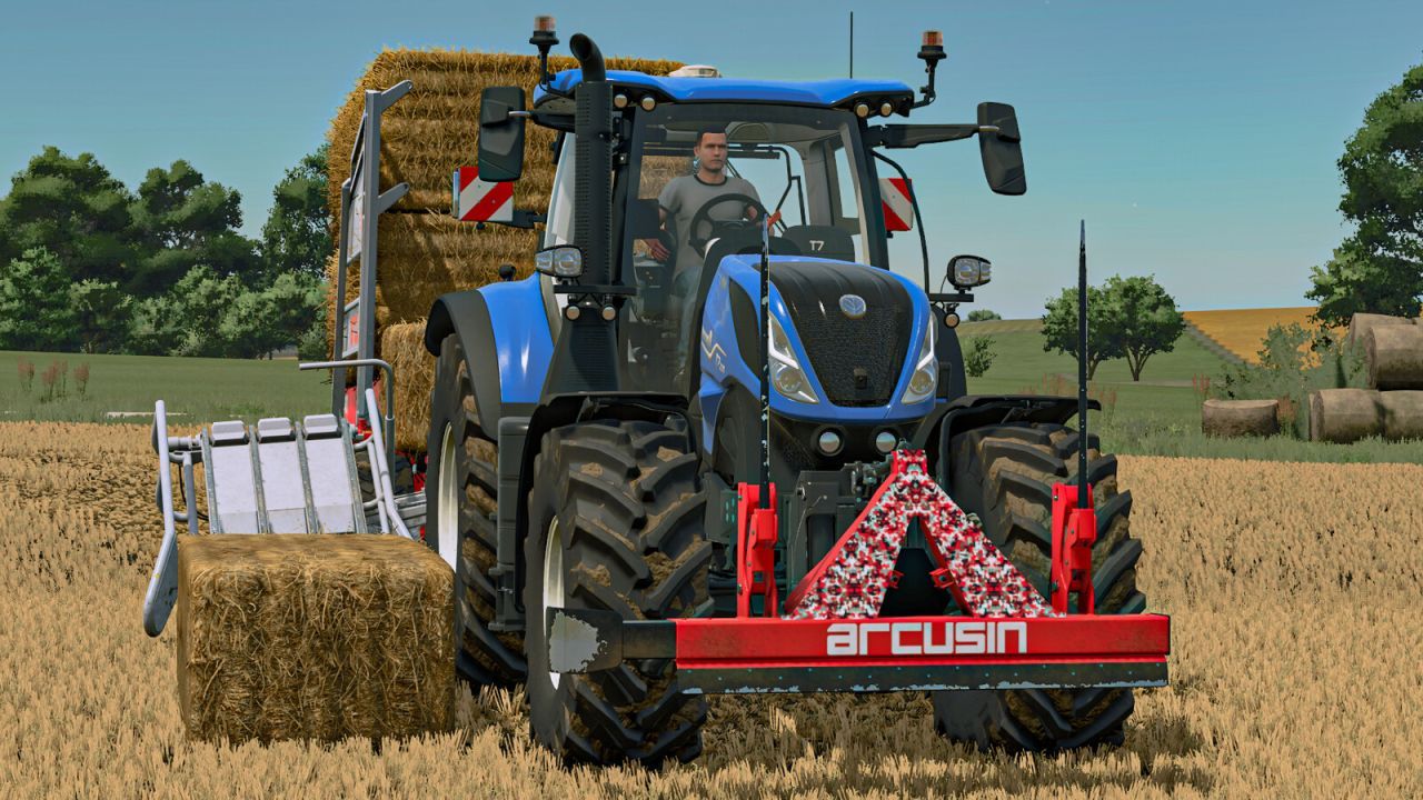 Ефективний Arcusin Linepack для Ідеального Вирівнювання Тюків у Farming Simulator 25 - Скріншоти