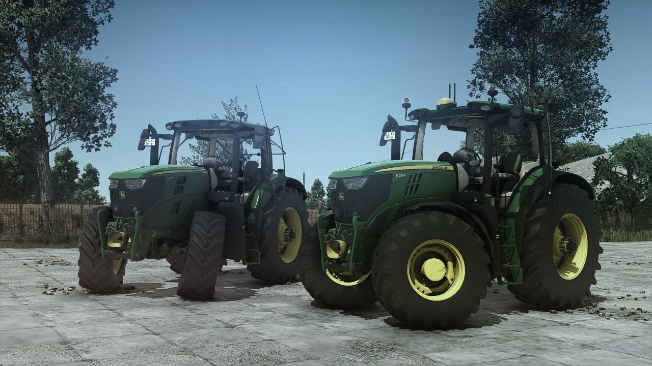 Traktor John Deere 6R Series 2015 do Farming Simulator 25