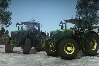 Traktor John Deere 6R Series 2015 do Farming Simulator 25 — 2