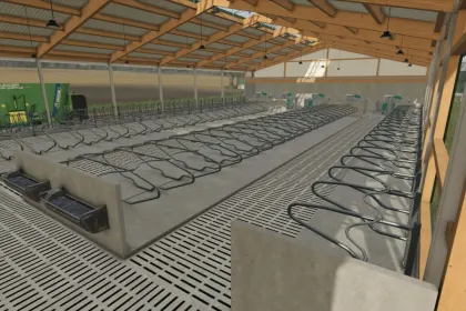 Ефективний Корівник Hoermann Cow Barn на 500 Корів для Farming Simulator 25