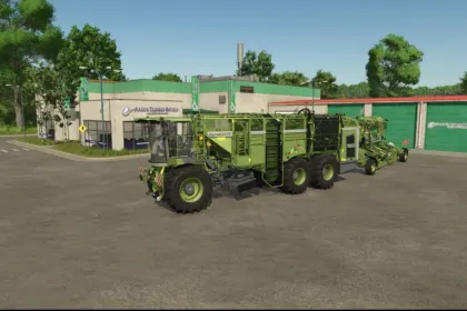 Leistungsstarker Mähdrescher Lizard HarvestGIANT — Universelle Wurzelernte in FS25 — 1