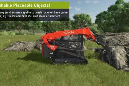 Ефективний Destructable Objects — Руйнівні Об’єкти та Дробимі Камені для Farming Simulator 25 — 2