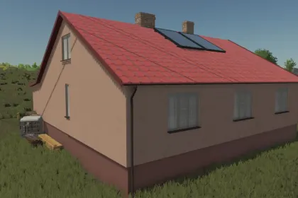 Wiederhergestelltes Haus für Farming Simulator 25 — Dekor und Atmosphäre der Farm — 1