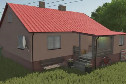 Wiederhergestelltes Haus für Farming Simulator 25 — Dekor und Atmosphäre der Farm — 3