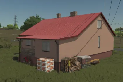 Wiederhergestelltes Haus für Farming Simulator 25 — Dekor und Atmosphäre der Farm — 4