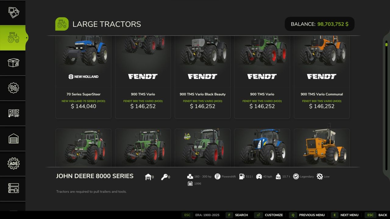 Mod True Value for Farming Simulator 25