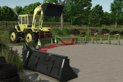 Baas Frontlader-Werkzeugsatz für Farming Simulator 25