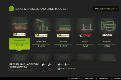 Навантажувач Baas для Farming Simulator 25 — 4
