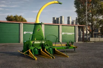 Ефективна Косарка-Подрібнювач JF C240 для Якісного Силосу у Farming Simulator 25