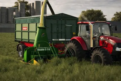 Ефективна Косарка-Подрібнювач JF C240 для Якісного Силосу у Farming Simulator 25