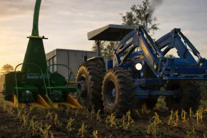 Ефективна Косарка-Подрібнювач JF C240 для Якісного Силосу у Farming Simulator 25