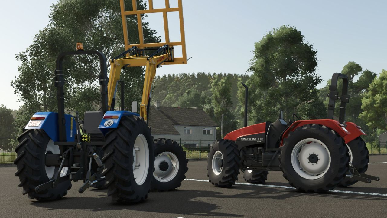 Traktor New Holland L i TL bez kabiny do Farming Simulator 25