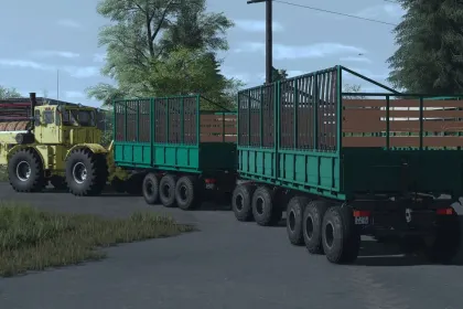 Pakiet przyczep MMZ 768+771 + PTSK 13+20 do Farming Simulator 22 — 3