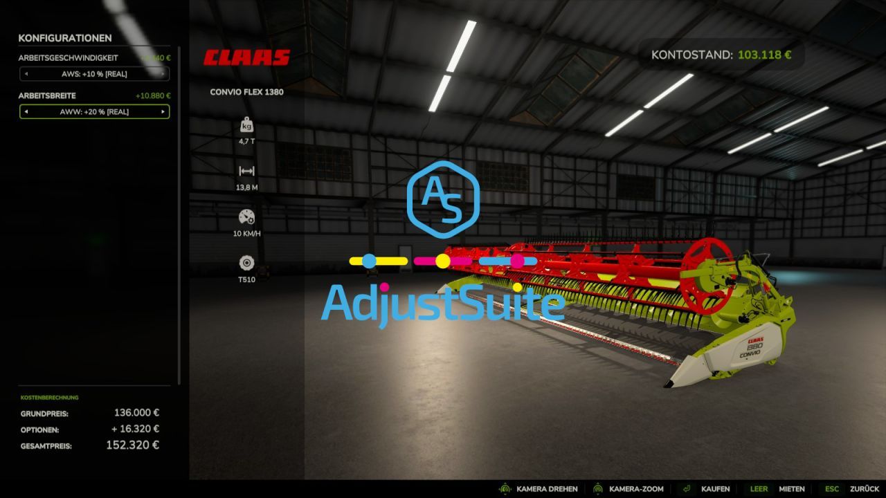 Script Adjust Suite für Farming Simulator 25