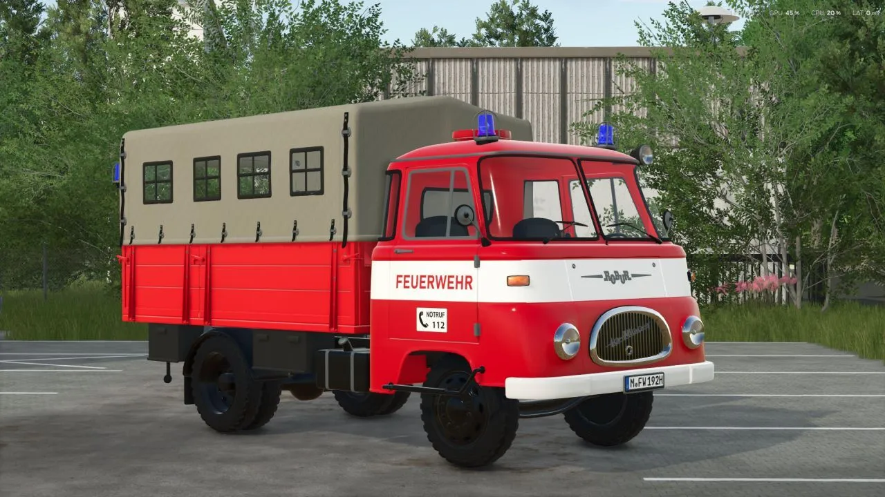 Легендарний Візок для Шлангів IFA-Robur SW2000 (НДР) для Farming Simulator 25