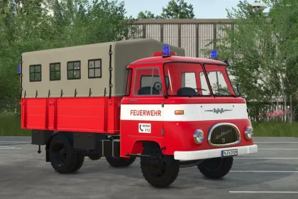 Легендарний Візок для Шлангів IFA-Robur SW2000 (НДР) для Farming Simulator 25 — 1