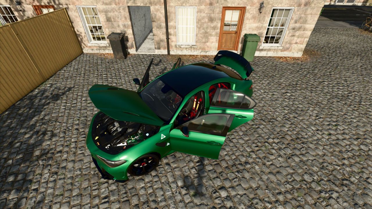 Samochód Alfa Romeo Giulia GTAm do Farming Simulator 25