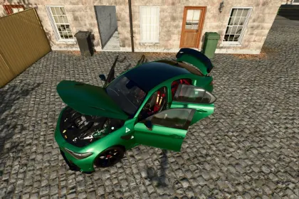Samochód Alfa Romeo Giulia GTAm do Farming Simulator 25 — 3