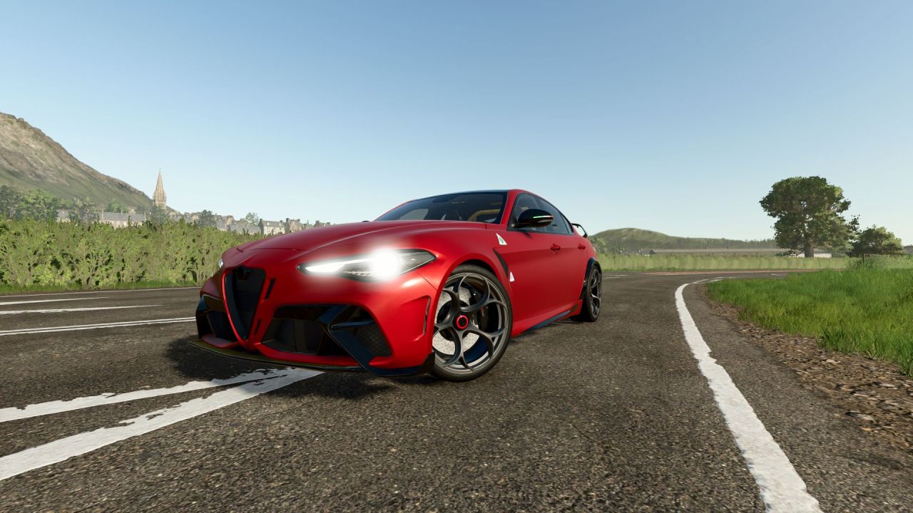 Samochód Alfa Romeo Giulia GTAm do Farming Simulator 25