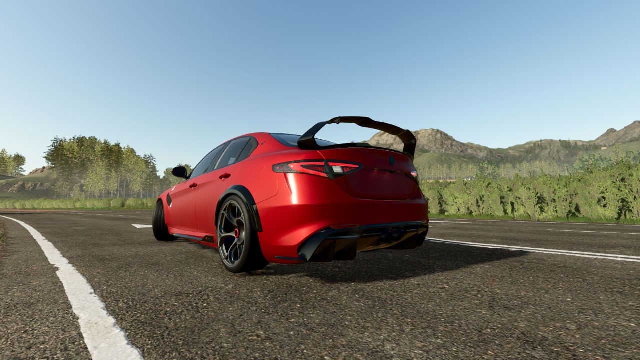 Samochód Alfa Romeo Giulia GTAm do Farming Simulator 25