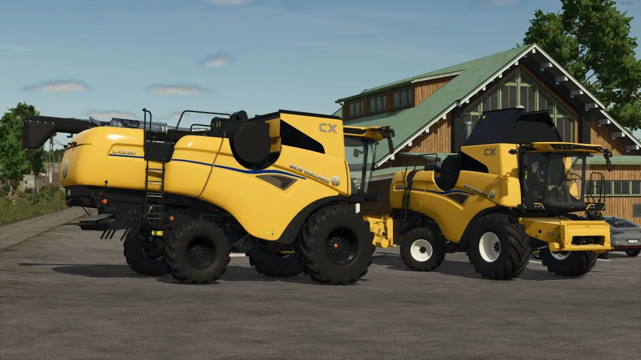 Powerful New Holland CX 5/6 2025 Combine Pack with VariFeed and SuperFlex Headers