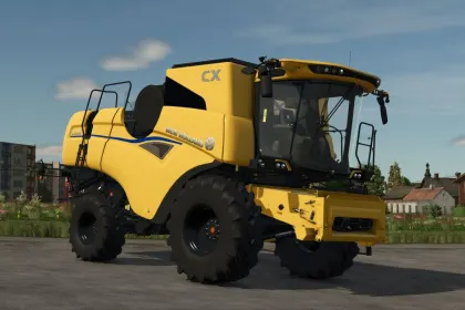 Powerful New Holland CX 5/6 2025 Combine Pack with VariFeed and SuperFlex Headers — 2