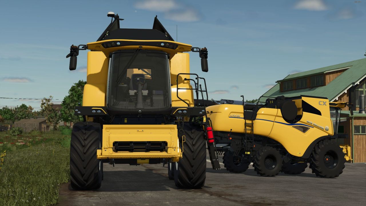 Powerful New Holland CX 5/6 2025 Combine Pack with VariFeed and SuperFlex Headers