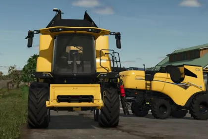 Powerful New Holland CX 5/6 2025 Combine Pack with VariFeed and SuperFlex Headers — 3
