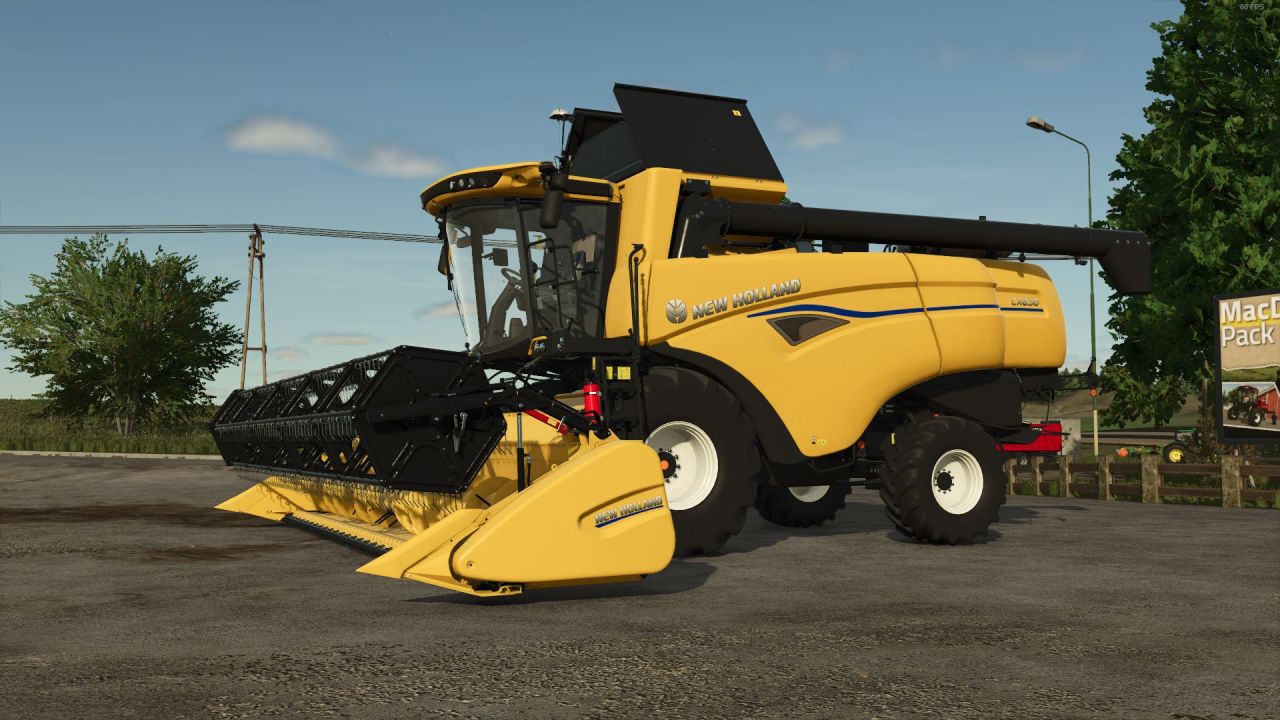 Powerful New Holland CX 5/6 2025 Combine Pack with VariFeed and SuperFlex Headers