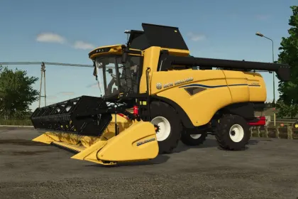 Powerful New Holland CX 5/6 2025 Combine Pack with VariFeed and SuperFlex Headers — 4