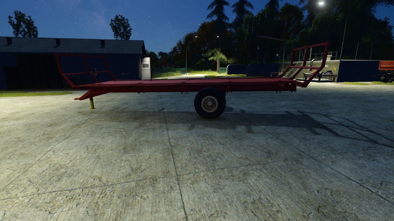 Efektywny Homemade Bale Trailer — Samorobny Przyczep do Rolowanych Bel w Farming Simulator 25